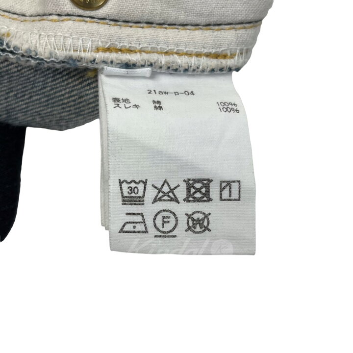 楽天市場】【中古】KHOKI 21AW「Y Denim Pants」再構築デニムパンツ 