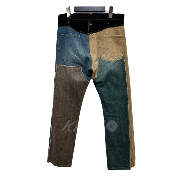 楽天市場】【中古】KHOKI 21AW「Y Denim Pants」再構築デニムパンツ 
