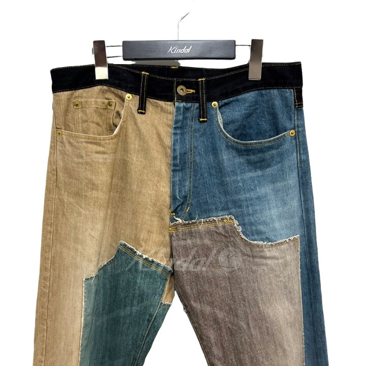 楽天市場】【中古】KHOKI 21AW「Y Denim Pants」再構築デニムパンツ 