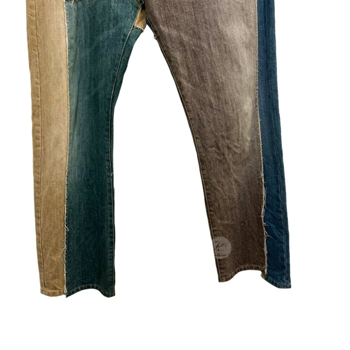 楽天市場】【中古】KHOKI 21AW「Y Denim Pants」再構築デニムパンツ  