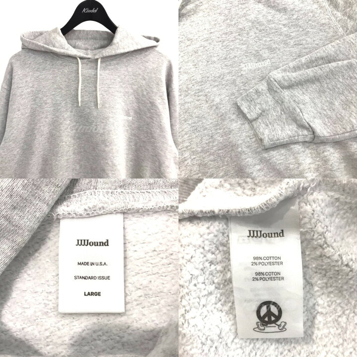 楽天市場】【中古】JJJJound 「J／90 HOODIE」ロゴ刺繍プルオーバー  