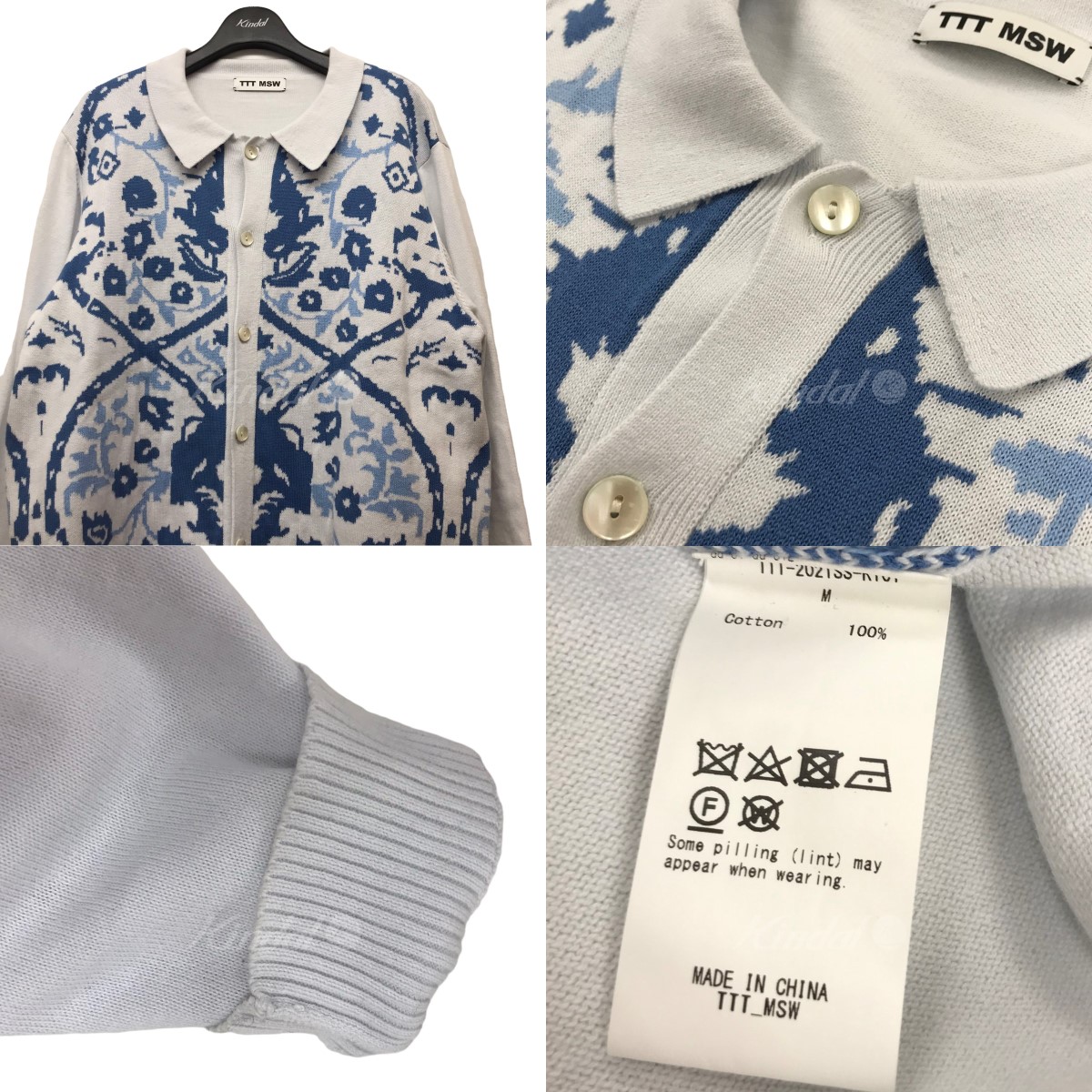 楽天市場】【中古】TTT MSW21SS「Persia Knit Polo Shirt」ペルシャ