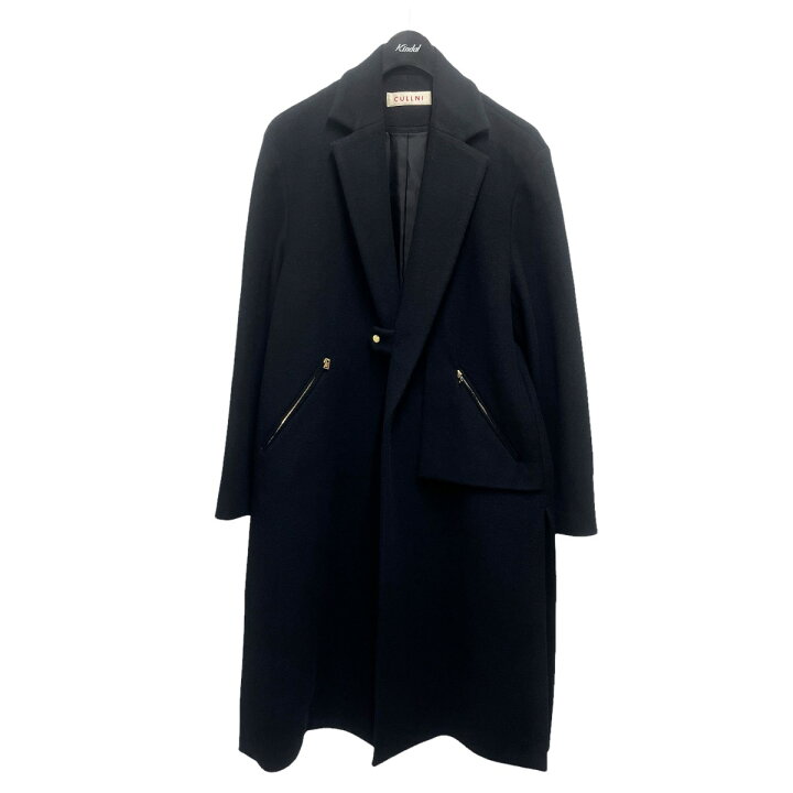 楽天市場】【中古】CULLNI ウールチェスターコート20AW ブラック  