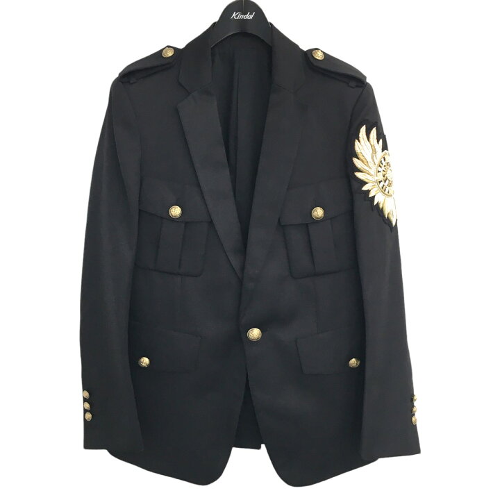 楽天市場】【中古】BALMAINエンブレムパッチ付きナポレオンジャケット 