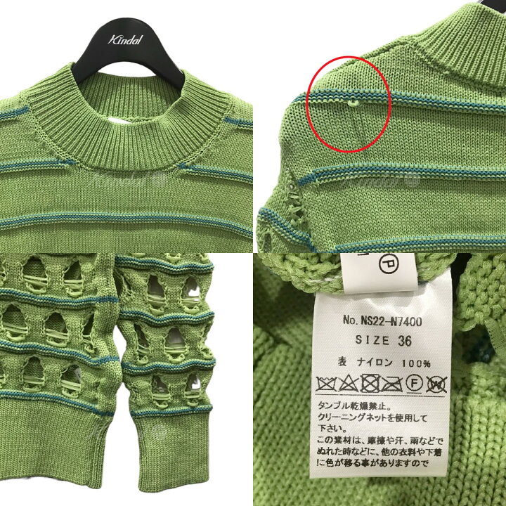楽天市場】【中古】NAMACHEKO22SS ニットセーター LENI CREWNECK 