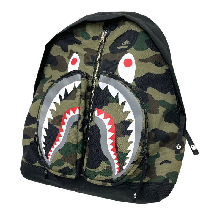 楽天市場】【中古】A BATHING APE「1ST CAMO SHARK DAYPACK」 バック 