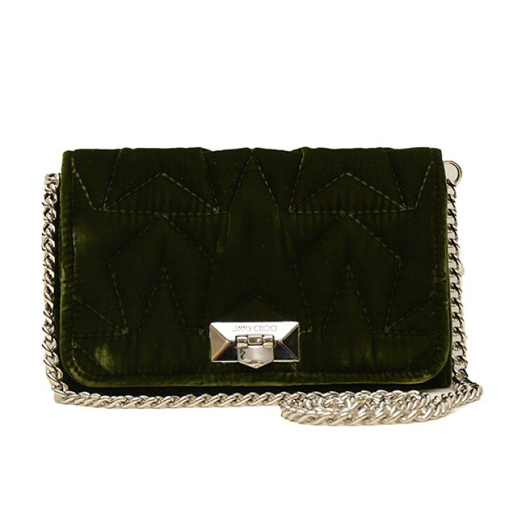 楽天市場】【中古】JIMMY CHOOHELIA SHOULDER BAG ベロア チェーン 
