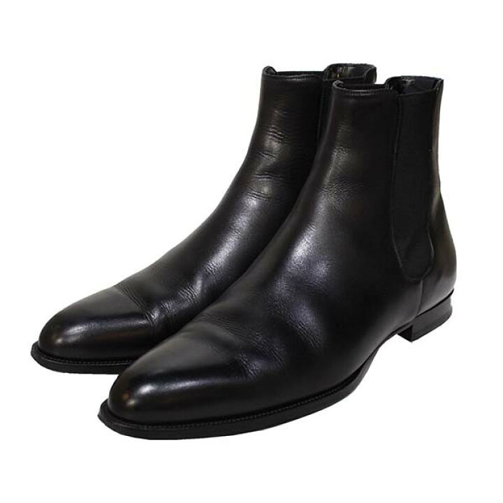 楽天市場】【中古】CELINEサイドゴア チェルシーブーツ ブラック 
