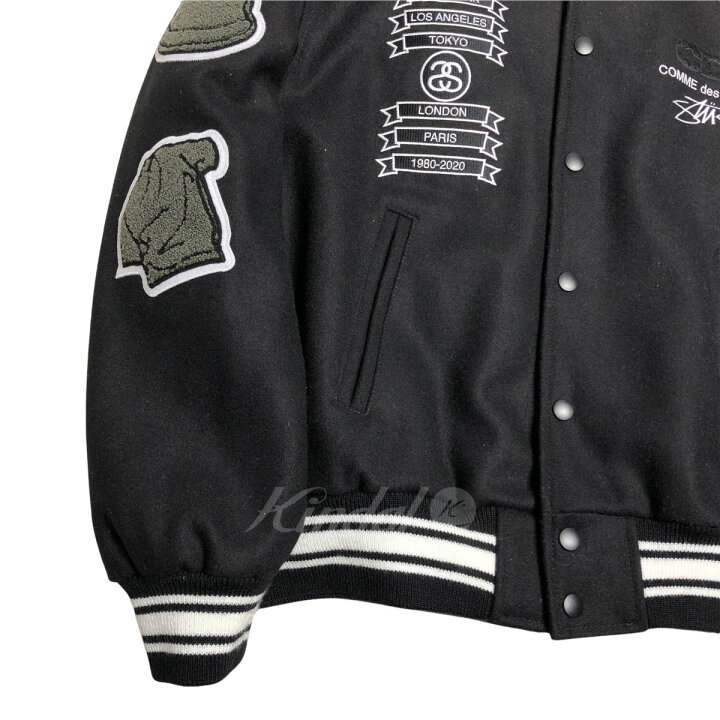 楽天市場】【中古】COMME des GARCONS ×STUSSY 40周年記念 Varsity 