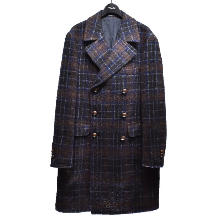 楽天市場】【中古】TAGLIATORE アルパカ混 チェック柄 ダブル 