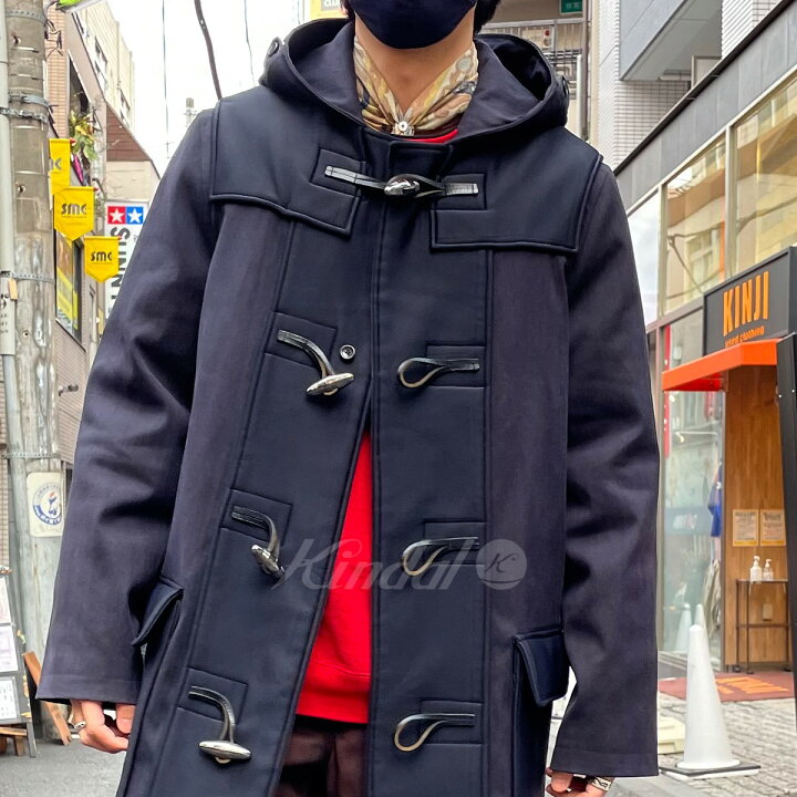 RAF SIMONS 1995 ラフシモンズダッフルコート黒色44