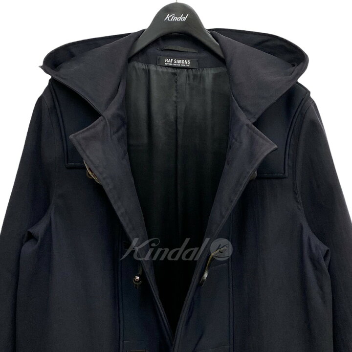 RAF SIMONS 1995 ラフシモンズダッフルコート黒色44
