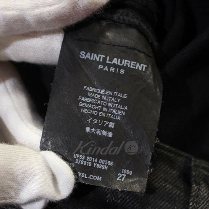 楽天市場】【中古】SAINT LAURENT PARIS 15SS ワックス コーティング 