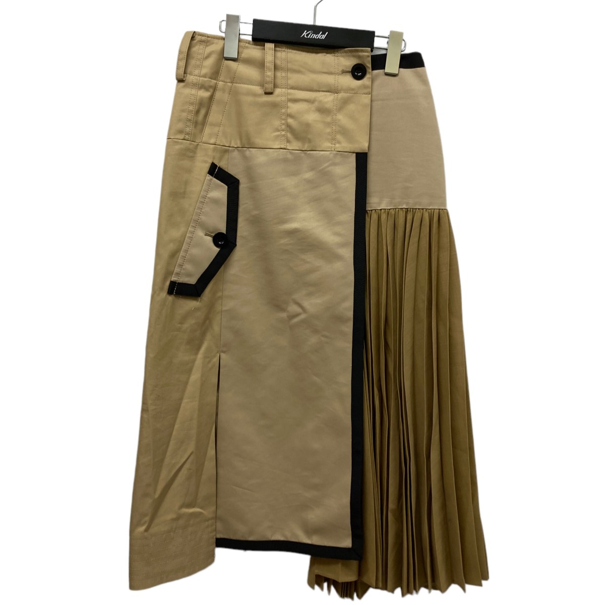 サカイ sacai 21SS Suiting Skirt スーチングスカート ブラウン サイズ