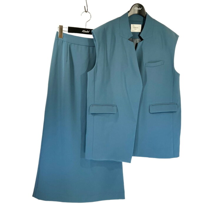 楽天市場】【中古】AMERI セットアップドレス OTONA WRAP VEST SET UP 