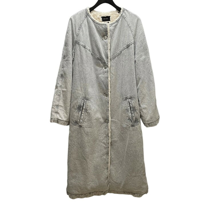 楽天市場】【中古】ISABEL MARANT デニムボアコート グレー サイズ：36  