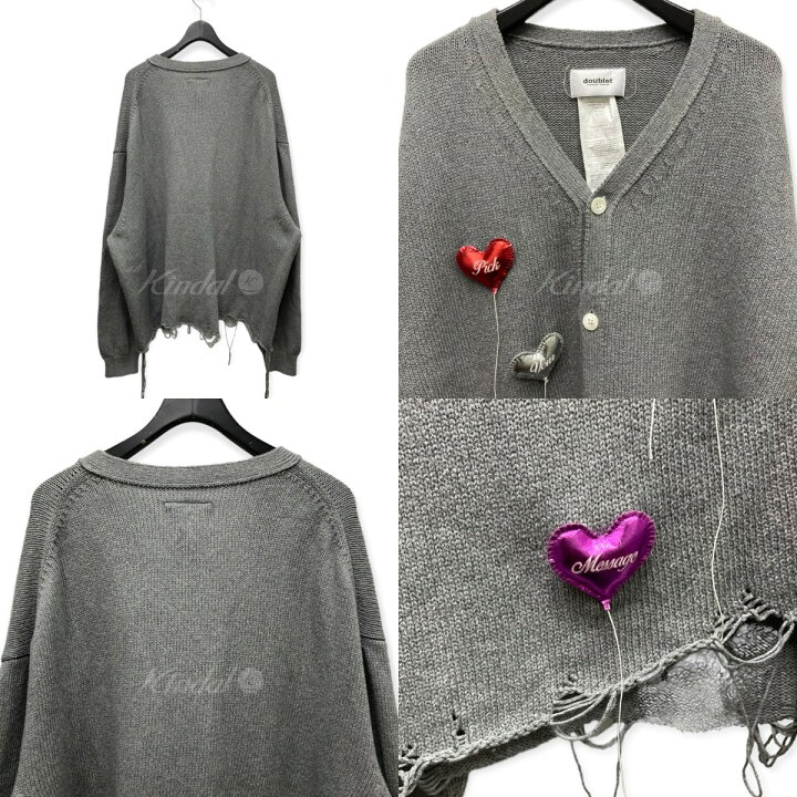 楽天市場】【中古】doublet 21SS「Happy Ballons Cardigan」ハッピー 