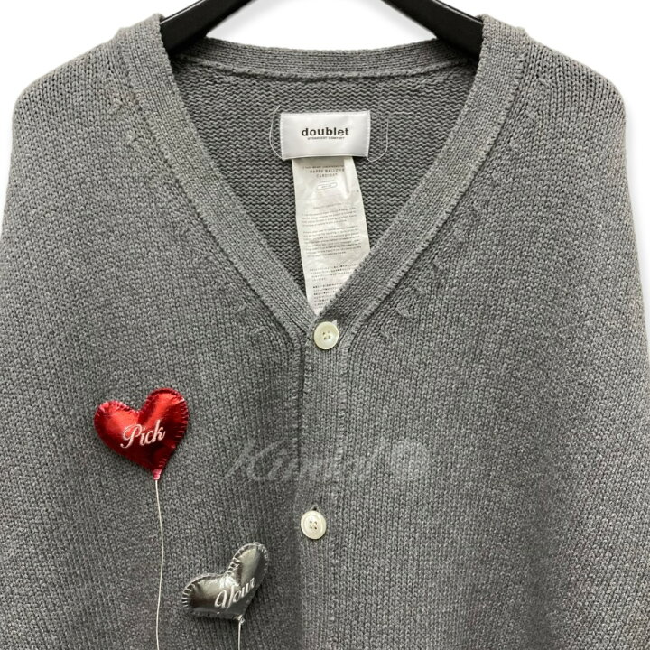 楽天市場】【中古】doublet 21SS「Happy Ballons Cardigan  