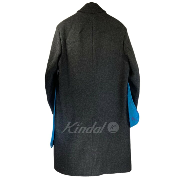 楽天市場】【中古】NAMACHEKO BERZI COAT ステンカラーコート グレー 