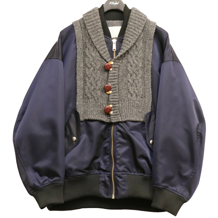 楽天市場】【中古】kolor 21AW 21WCM-G05108 DOCKING BIG MA-1 
