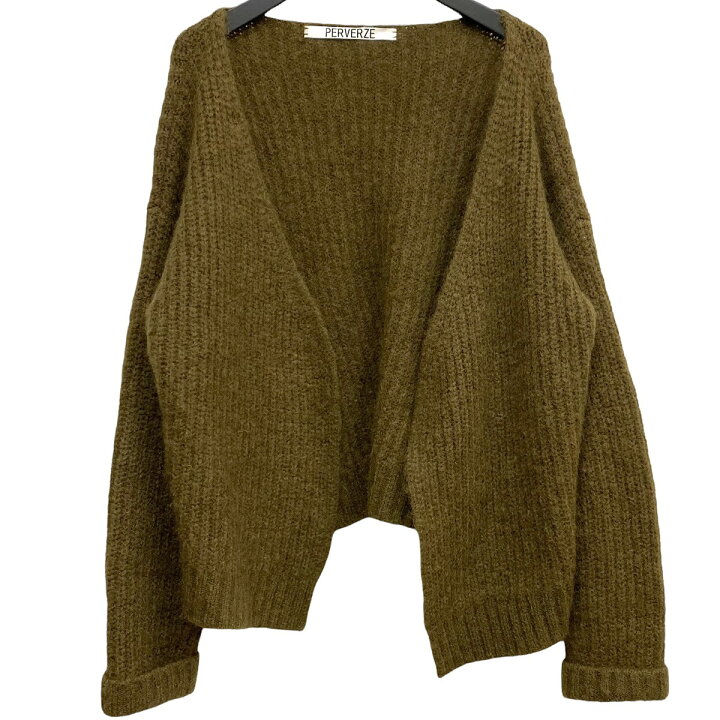 楽天市場】【中古】PERVERZE Wide Mohair Cardiganオーバーサイズ  