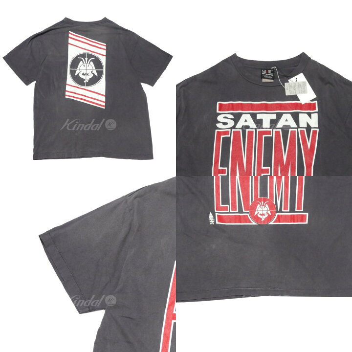 楽天市場】【中古】SAINT MICHAEL 22SS SS TEE SATAN ENEMY BLACK 