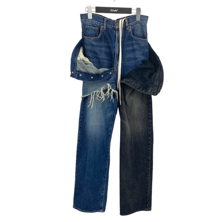 楽天市場】【中古】Maison MIHARA YASUHIROドッキングレイヤーデニム 