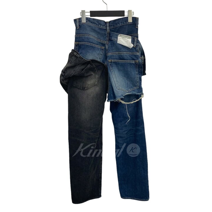 楽天市場】【中古】Maison MIHARA YASUHIROドッキングレイヤーデニム 
