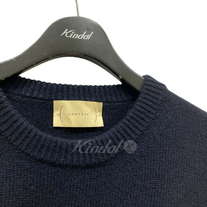 楽天市場】【中古】cantate ｢Crew Neck Sweater｣カシミヤウールニット 