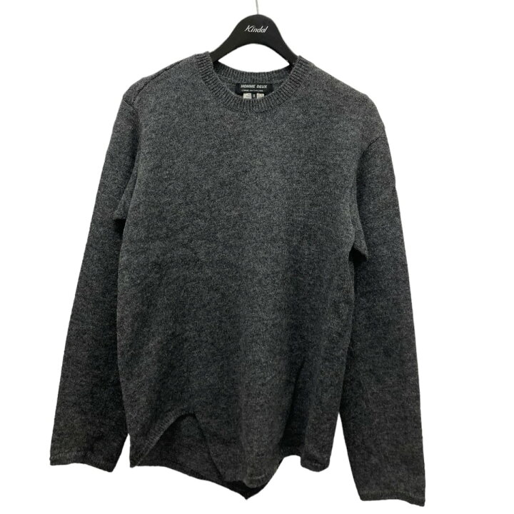 楽天市場】【中古】COMME des GARCONS HOMME DEUX 捻じれニット グレー 