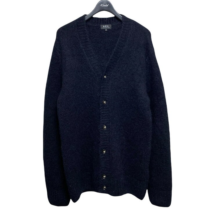 楽天市場】【中古】A．P．C． アルパカ混ニットカーディガン ブラック 