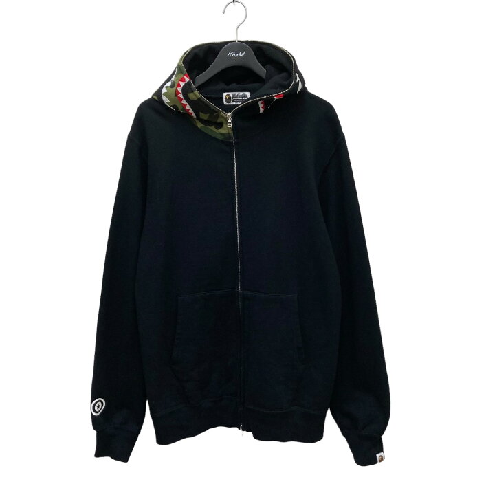 楽天市場】【中古】A BATHING APE シャークパーカー ブラック サイズ 