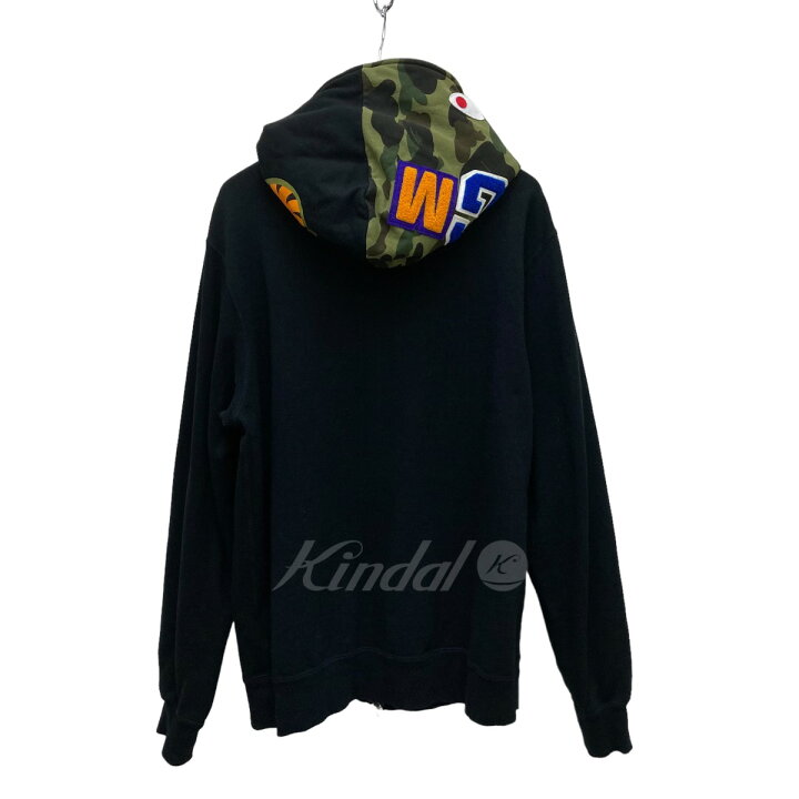 楽天市場】【中古】A BATHING APE シャークパーカー ブラック サイズ 