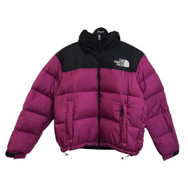 【中古】THE NORTH FACE　「SHORT NUPTSE JACKET」 ダウンジャケット パープル サイズ：M 【011122】（ザノースフェイス）