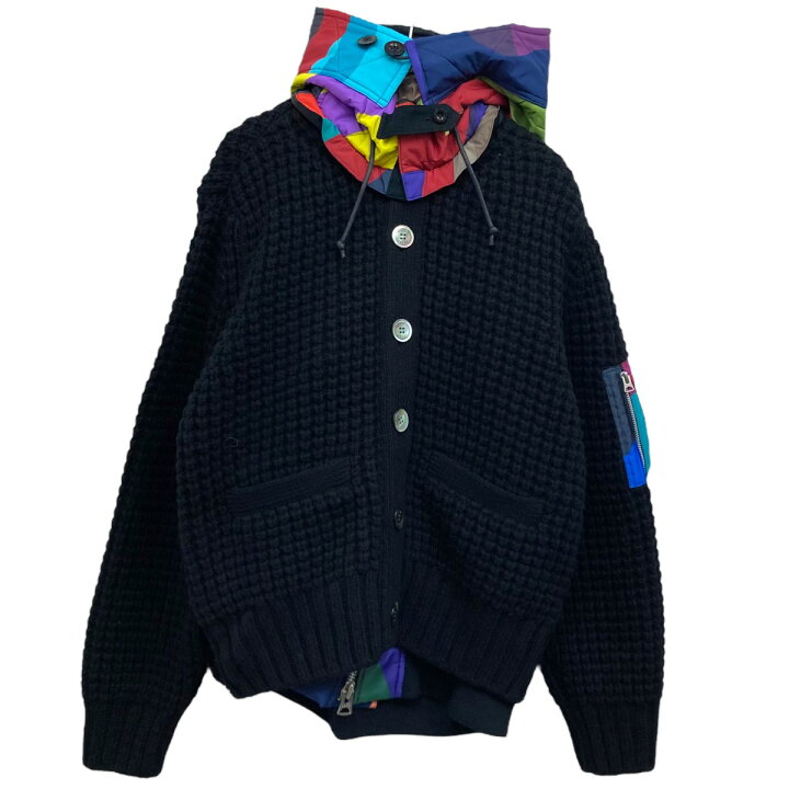 楽天市場】【中古】sacai × KAWS 2021AW 「Wool Knit Blouson」 ウール 