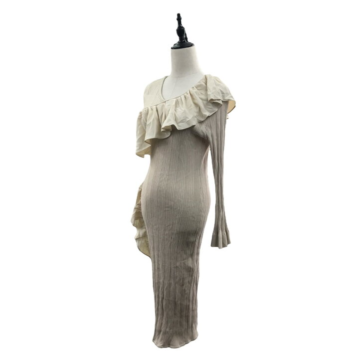 楽天市場】【中古】Her lip to 「Ruffle Wrap Rib Knit Dress 