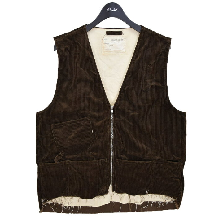 CAMIEL FORTGENS 取り合い カミエルWORKER VEST CORDUROY