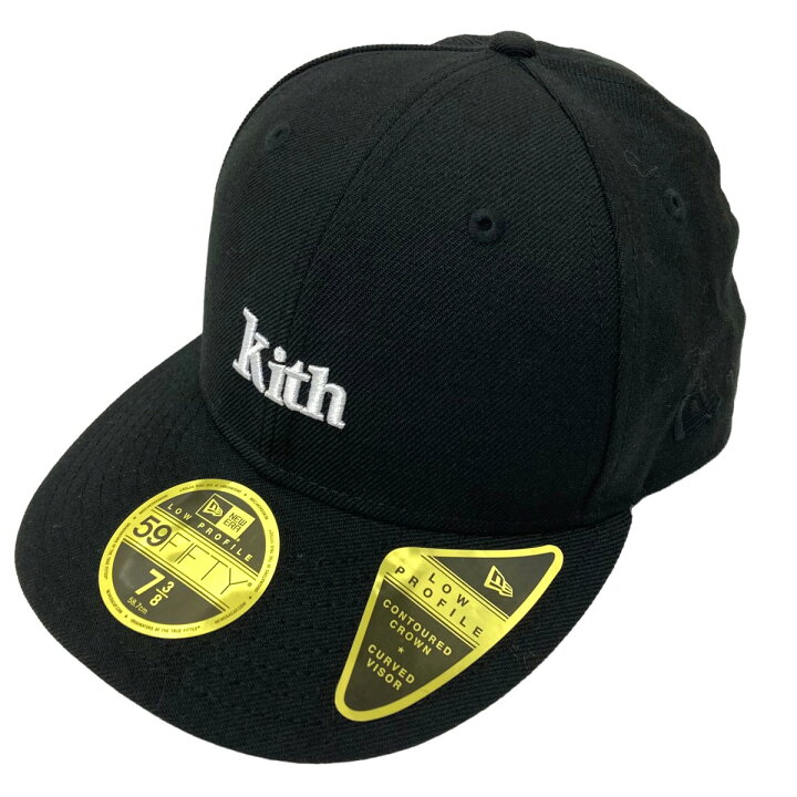 楽天市場】【中古】KITH × NEW ERAキャップ ブラック サイズ：7 3／8 