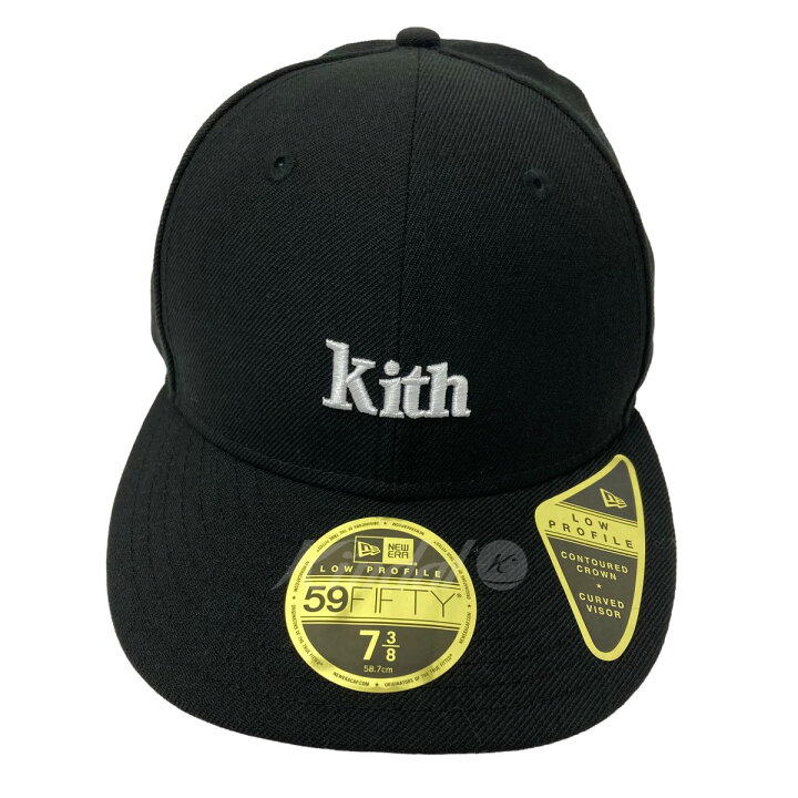 楽天市場】【中古】KITH × NEW ERAキャップ ブラック サイズ：7 3／8 