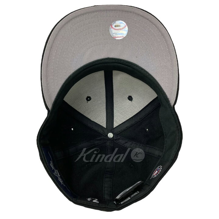 楽天市場】【中古】KITH × NEW ERAキャップ ブラック サイズ：7 3／8 