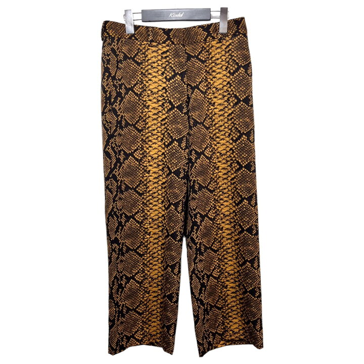 楽天市場】【中古】DRIES VAN NOTEN 20AW パイソン柄パンツ ベージュ 