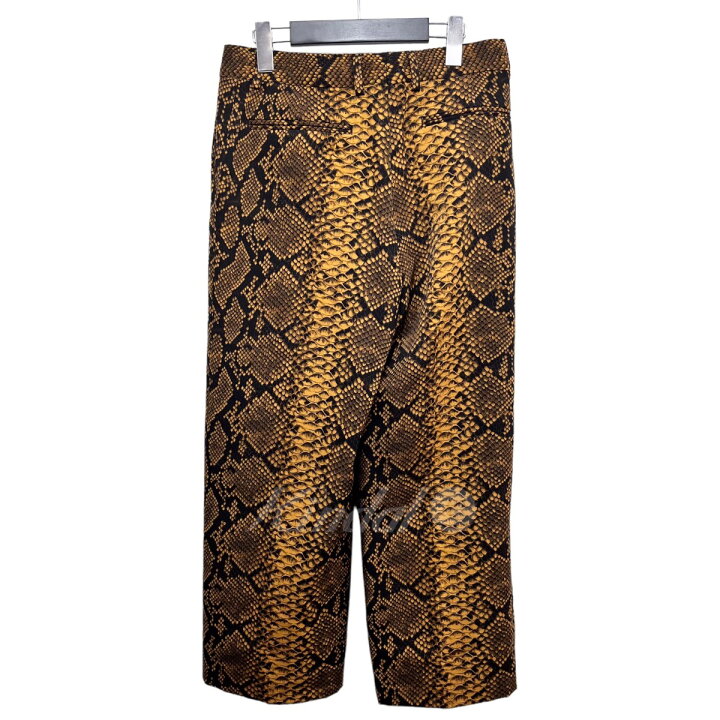 楽天市場】【中古】DRIES VAN NOTEN 20AW パイソン柄パンツ ベージュ 