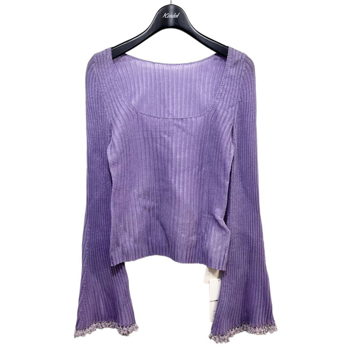 楽天市場】【中古】mame kurogouchi 22SS Beaded Flared Sleeve Knit 