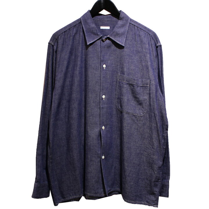 楽天市場】【中古】COMOLI 19AW パープルダンガリーシャツ パープル 