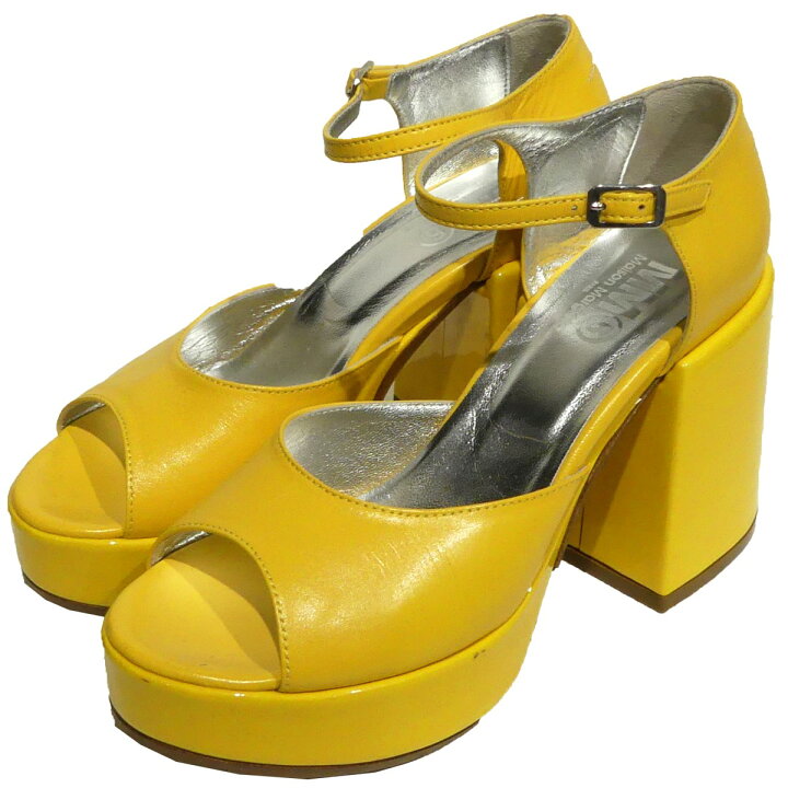 MM6 サンダル イエロー （楽天市場】【中古】MM6 MAISON MARGIELA 18SS  