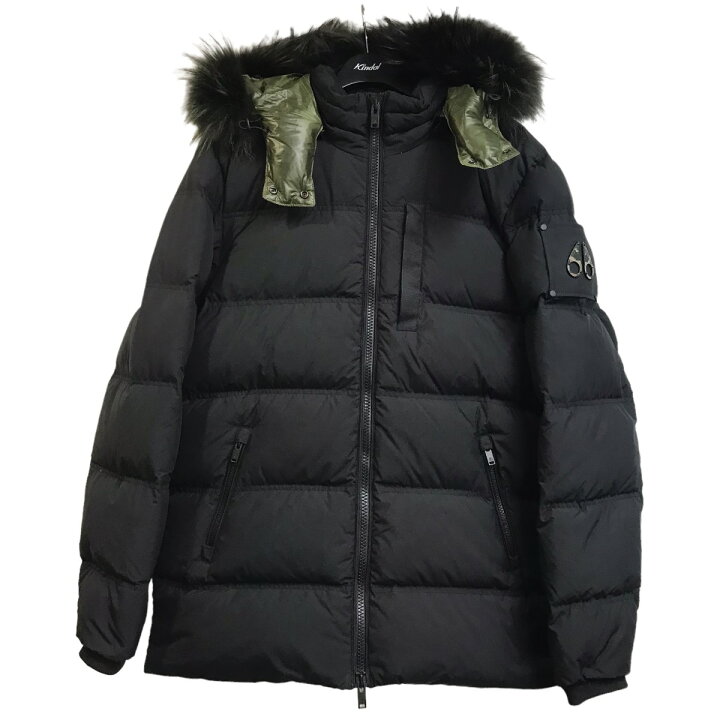 楽天市場】【中古】MOOSE KNUCKLESダウンジャケット ブラック サイズ