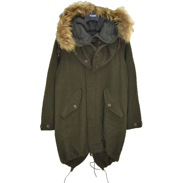 楽天市場】【中古】Johnbull ウールモッズコート オリーブ サイズ：S 