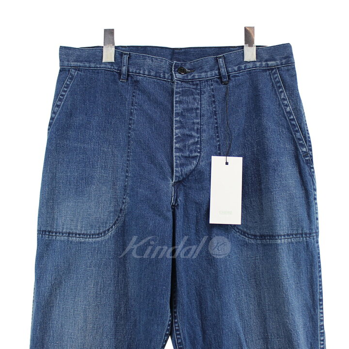 楽天市場】【中古】A．PRESSE22SS US Navy Denim Baker Pants デニム 