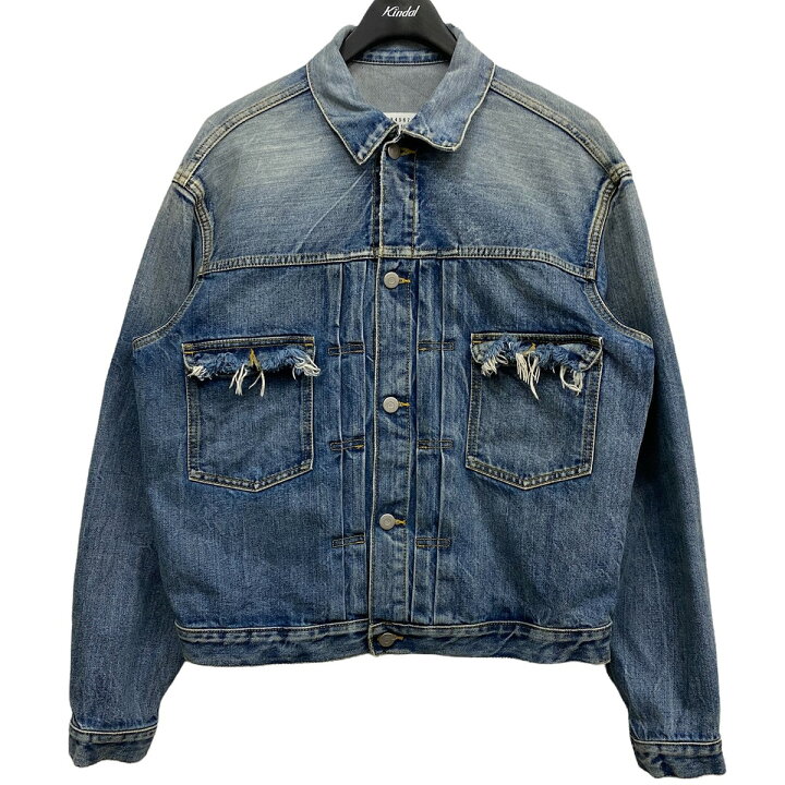 楽天市場】【中古】Maison Margiela 22 21SS Destroyed Denim Jacket  