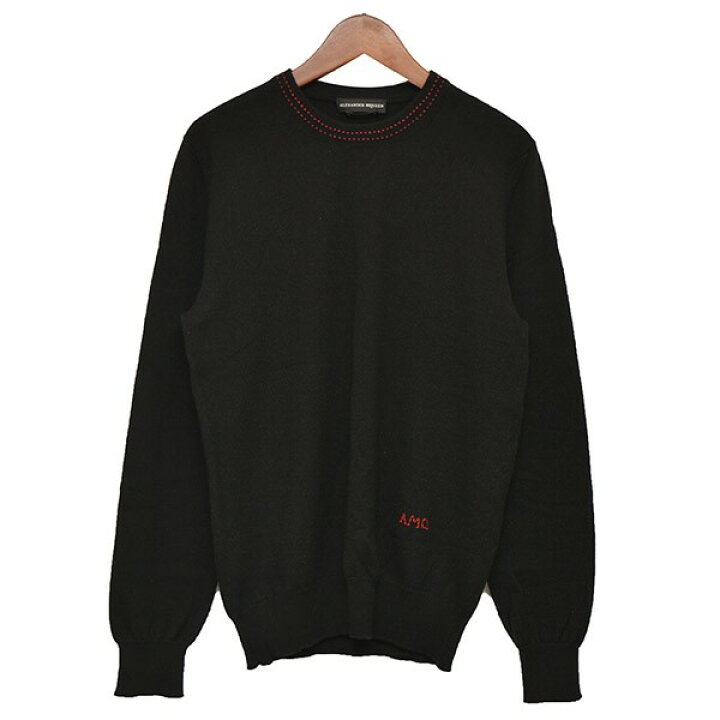 楽天市場】【中古】ALEXANDER McQUEEN 刺繍クルーネックニット 